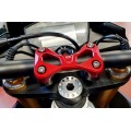 CNC Racing Handlebar Clamp for Aprilia Tuono V4 1100 (2017+) / 660 and Moto Guzzi V85 TT CNC Racing Handlebar Clamp for Aprilia Tuono V4 1100 (2017+) / 660 and Moto Guzzi V85 TT